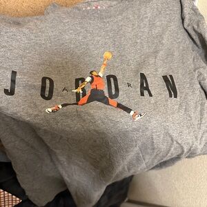 Gray Air Jordan T-shirt